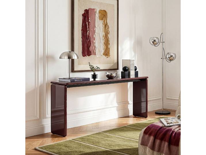 HABITAT - Console laquage haute brillance - Bordeaux - Balma