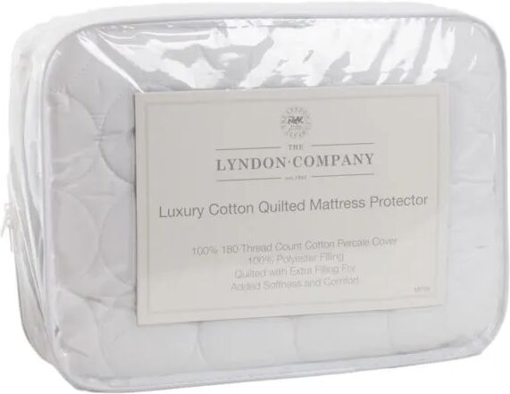 The Lyndon Company Cotton Quilted Mattress Protector Single