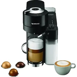 DELONGHI Nespresso Vertuo Lattissima ENV300.B, 5 Tassengrößen, cremiger Milchschaum, elegantes Design, leichte Bedienung, Kapselmaschine Schwarz