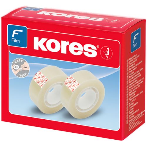 Kores Tower Klebefilm transparent 19,0 mm x 33,0 m 8 St.