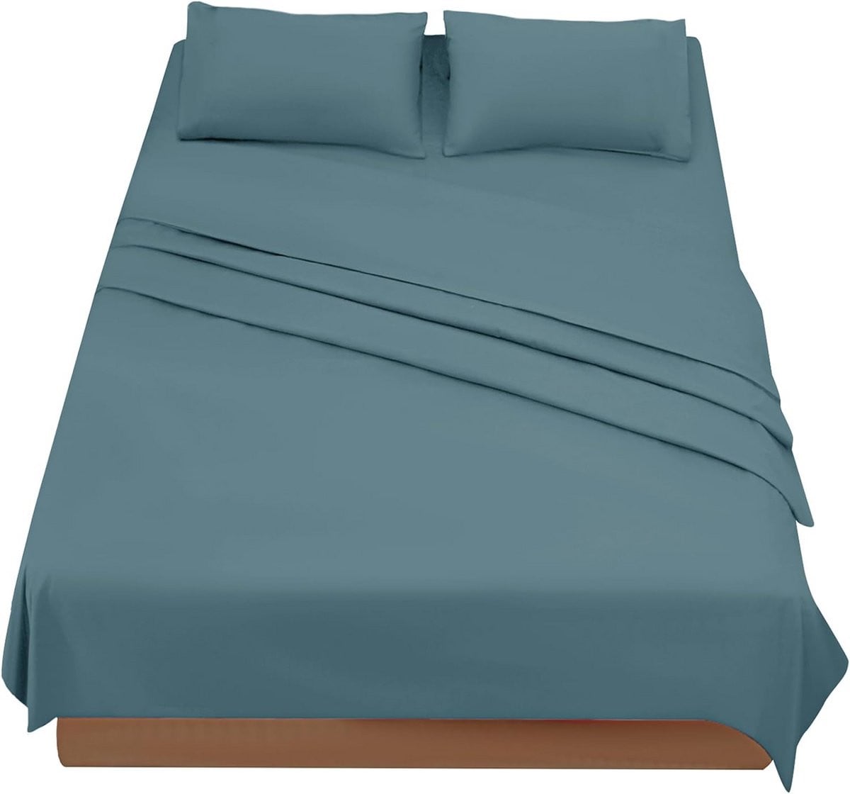 4-delige groene microvezel beddengoed set 180x200 cm