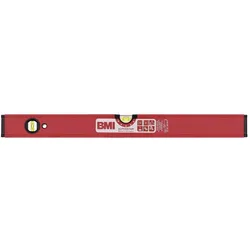 BMI, Wasserwaage, Wasserwaage SUPERSTAR 80 cm Aluminium rot ± 0,5 mm/m (80 cm)
