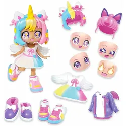 Bandai Spielfigur animakii switch & Swap Einhorn/Fledermaus