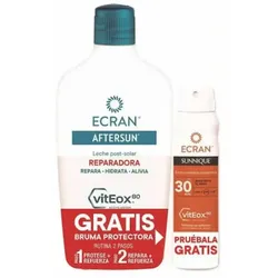 Ecran Aftersun Milk 400ml + Sunnique Spf30 Spray 75ml