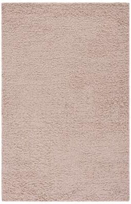 SAFAVIEH Handmade Sheep Shag Cheryl Solid Polyester Rug
