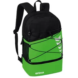 Erima Six Wings Rucksack - green/schwarz
