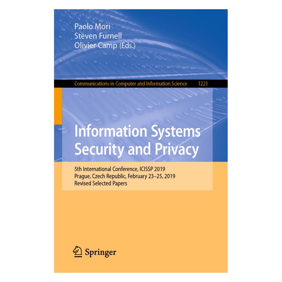Springer Information Systems Security and Privacy (Englisch, Softcover, Olivier Camp, Paolo Mori, Steven Furnell) (56138801)