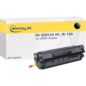 kompatibel für HP 12A Q2612A schwarz Kompatibler Toner
