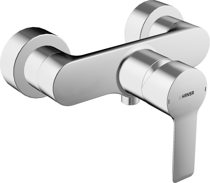 Brausearmatur Hansaligna 06670103 chrom, Wandmontage
