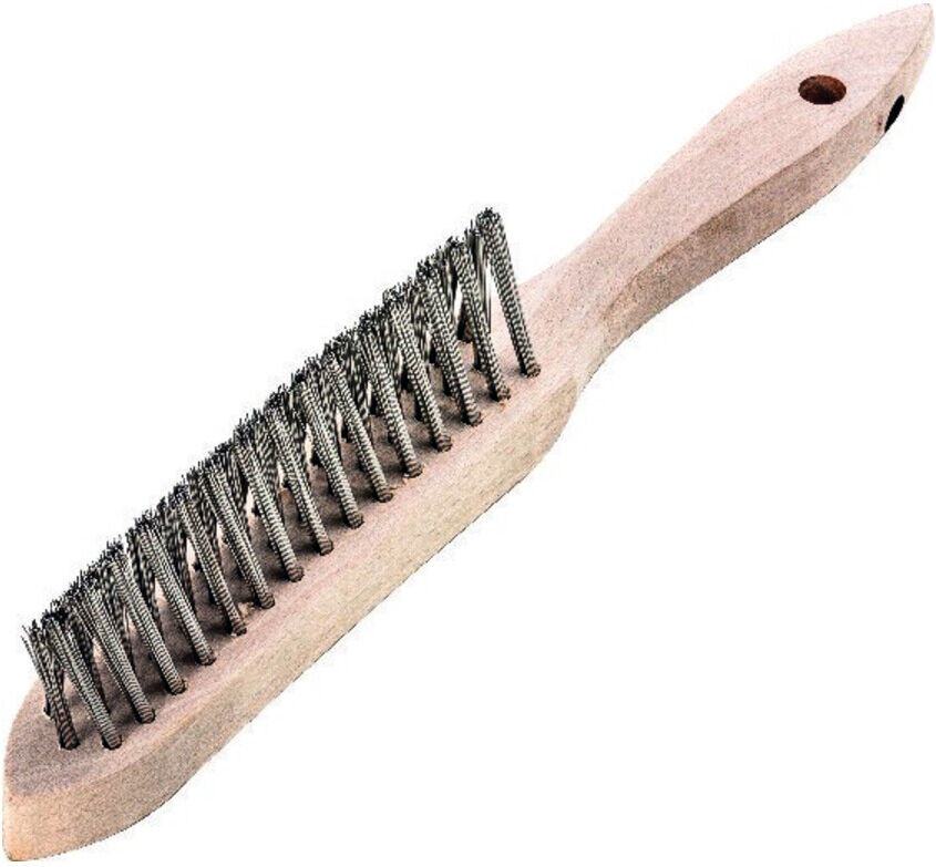 Lessmann Kehlnahtbürste V4A glatt 3-reihig 0,3mm (120831)
