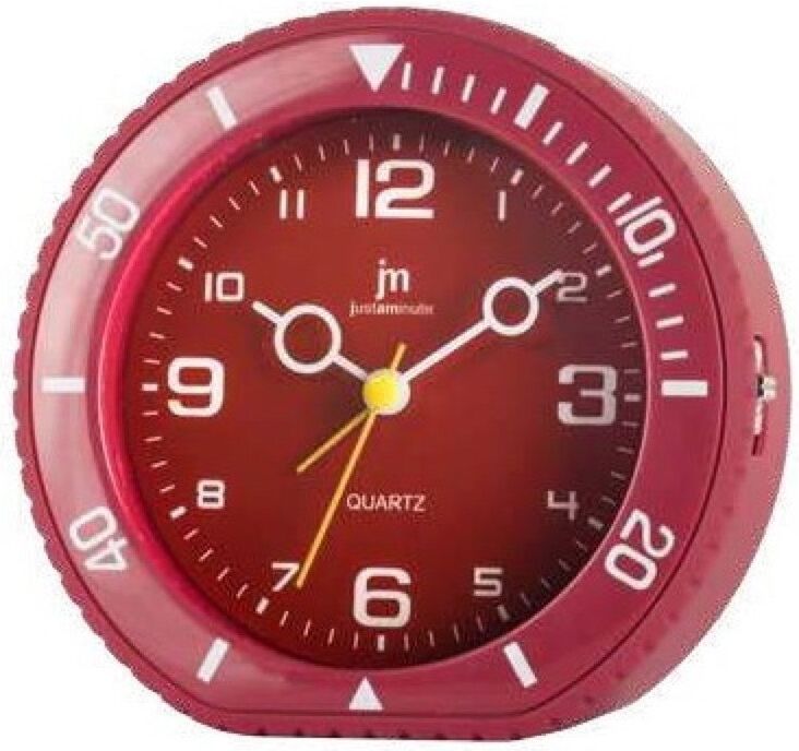 Sveglia Lowell JA7096R JUSTAMINUTE Soft touch Rosso