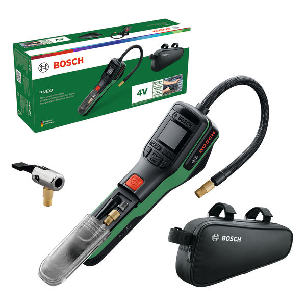 Bosch Akku-Druckluftpumpe PNEO, Fahrradtasche 0 603 947 501