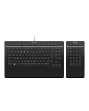 3Dconnexion Keyboard Pro with Numpad Deutsch QWERTZ Tastatur Deutschland (3DX-700091)