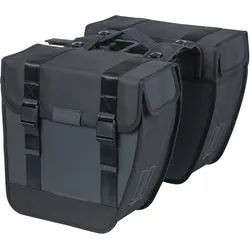 Basil Tour Doppeltasche schwarz 28 l MIK 2.0