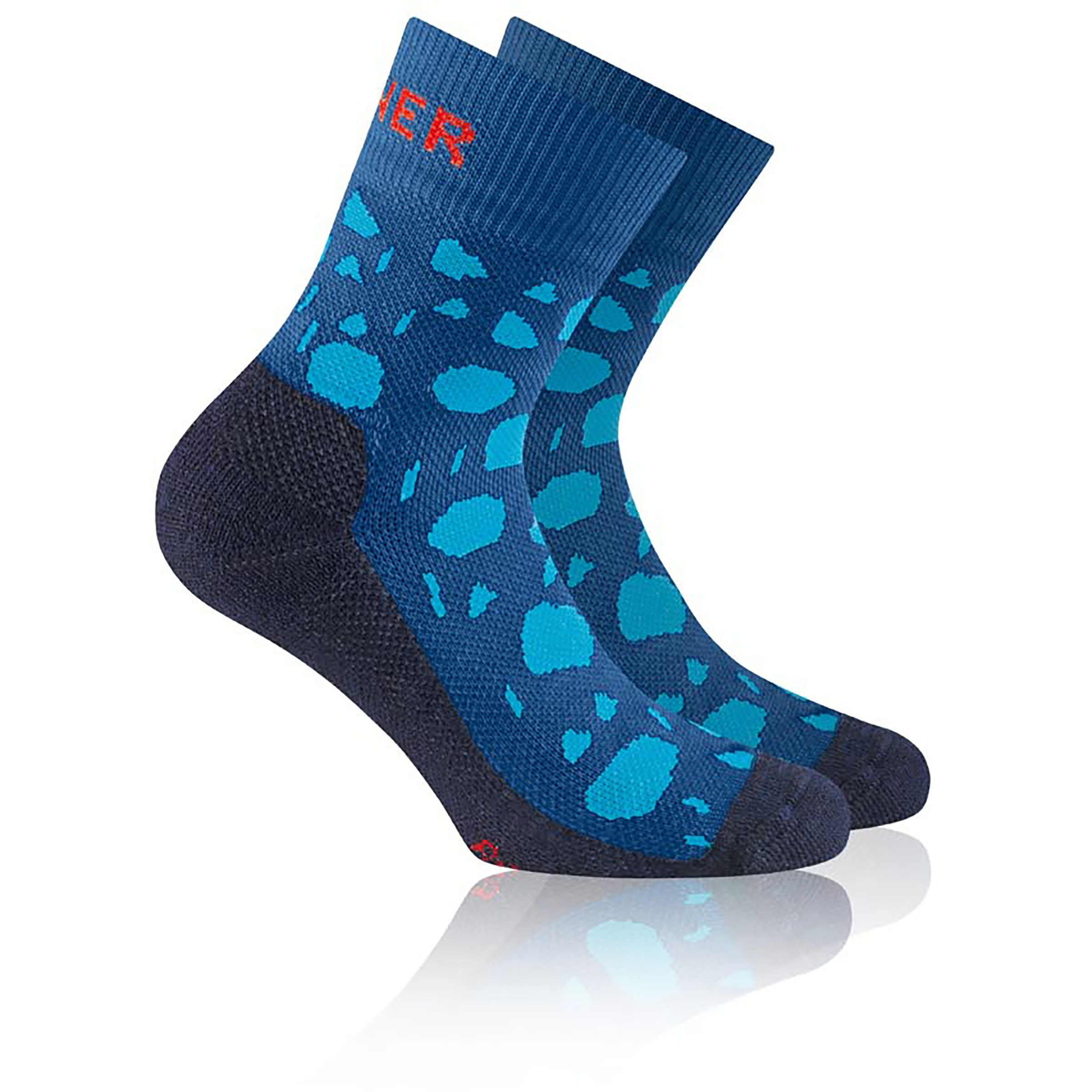 Rohner Explorer Kinder Wandersocken blau Größe 35 Trekking Hautfreundlich