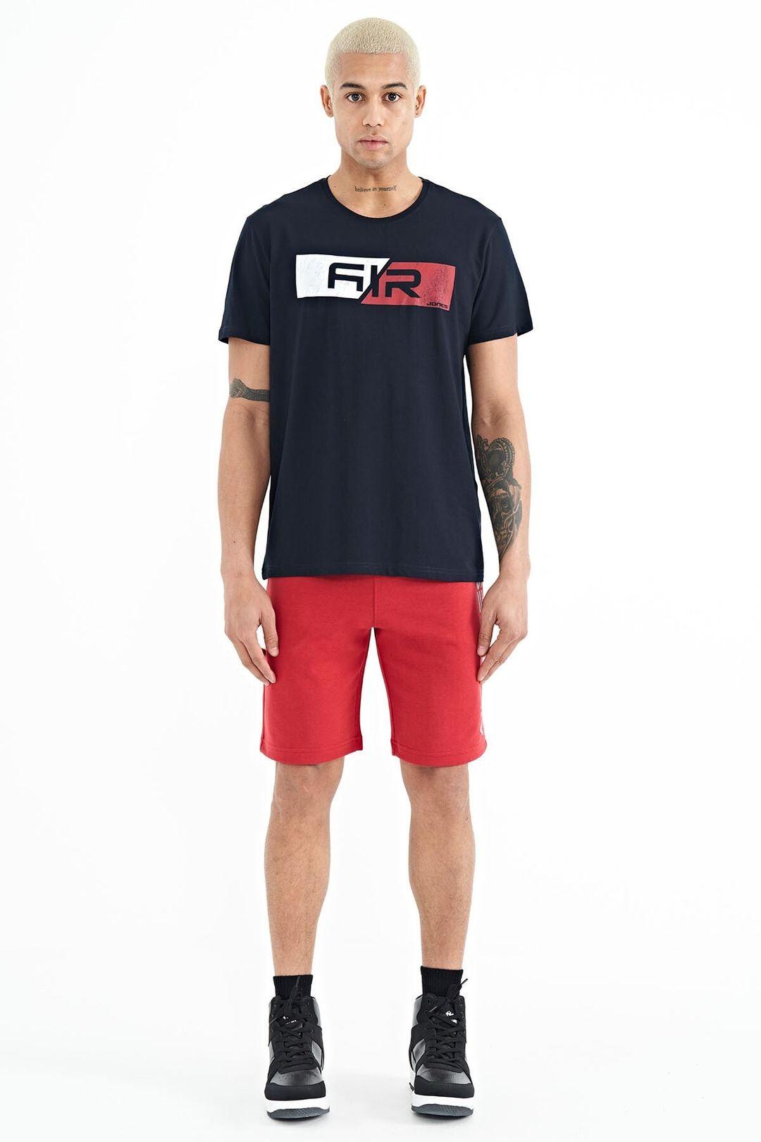 Herren Bedruckte Fleece-Sweatshorts