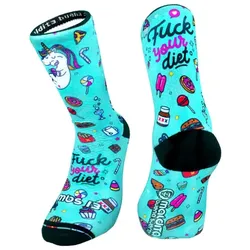 MALDITA BUENA SUERTE Socken F*** Your Diet XL | 44-46