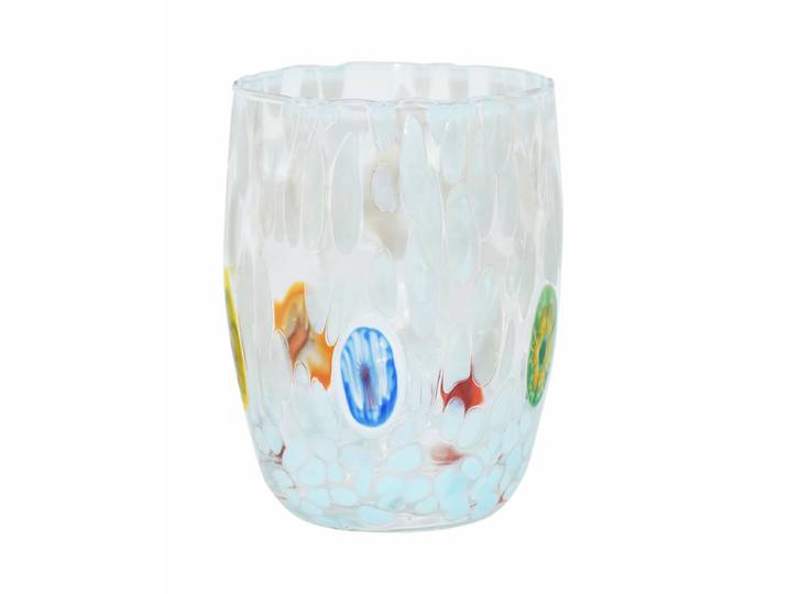 Murano Trinkglas handgemacht Hellblau