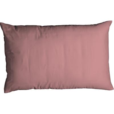 Kissenbezug CASATEX "Uni", rosa (altrosa), B:40cm L:80cm, Satin, Baumwolle, Kissenbezüge, Kissenbezug, Uni Design, Reißverschluss, tolle Farben