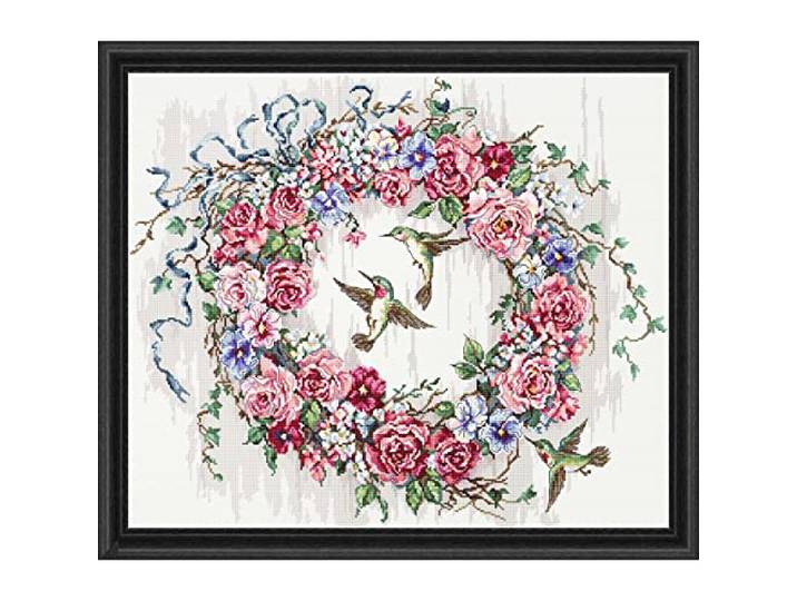 Letistitch Kruissteek Kit - Kolibrie Krans (Leti990)