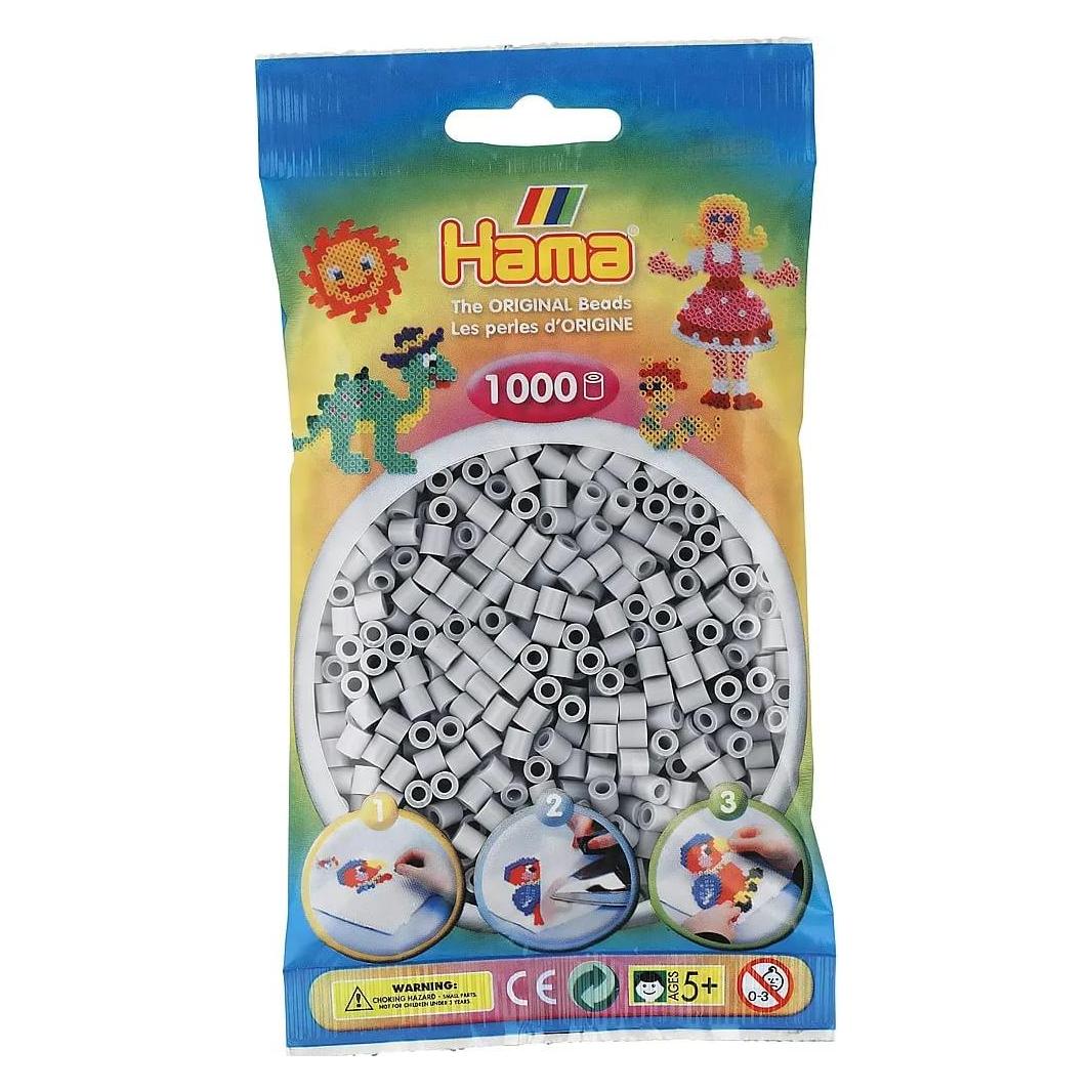 Hama Perlen Strijkkralen - Licht Grijs (070), 1000st. (207-70)