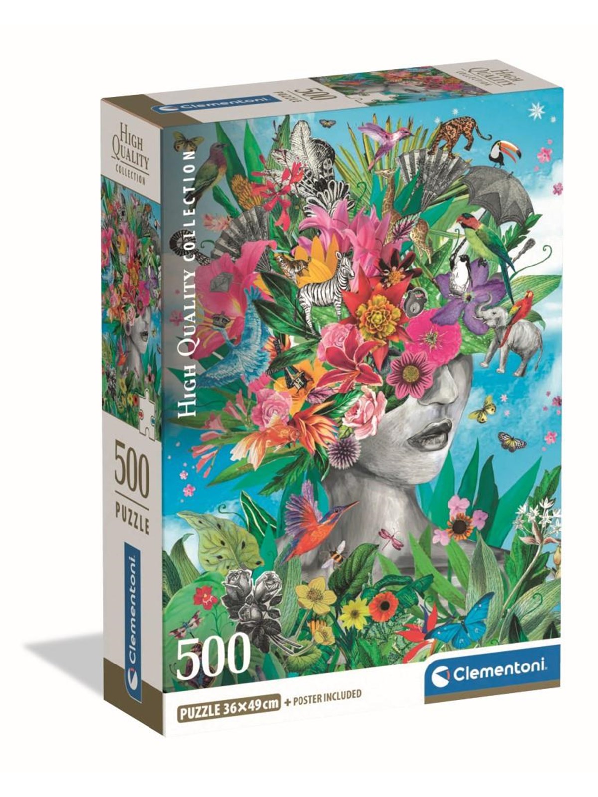 Clementoni Jigsaw Puzzle Head in the Jungle 500pcs. 2D Puzzles