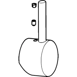 Hansa Pinhebel Vantis seitlich bedient kpl. 59913842