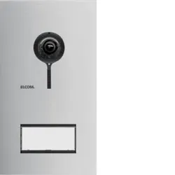 Elcom REQ501Y Türstation Video 1/1 2Draht Edelstahl matt ONE