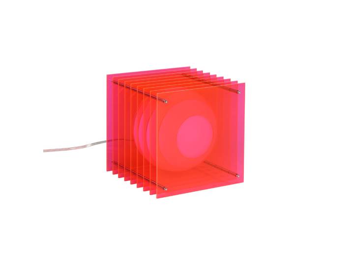 BANG - Lampe de table Lop - Rose - Acrylique - Designer Thomas Vincent