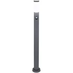 Außen Steh Lampe ANTHRAZIT Garten Bewegungsmelder Edelstahl Säulen Stand Leuchte V-TAC 8968