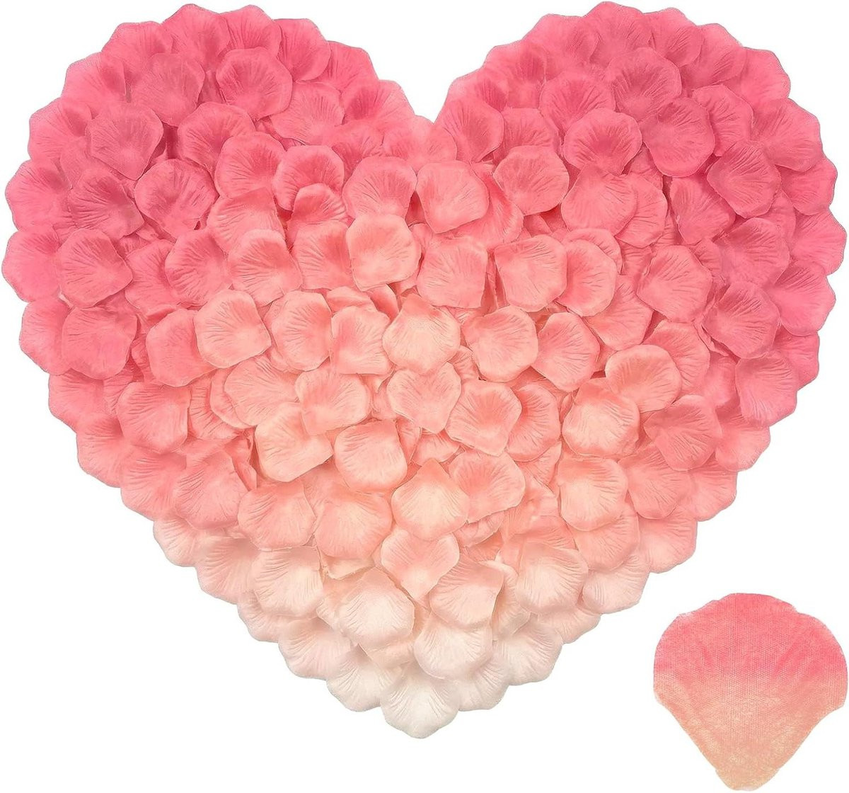 2000 Roze Kunstmatige Rozenblaadjes voor Romantische Decoratie