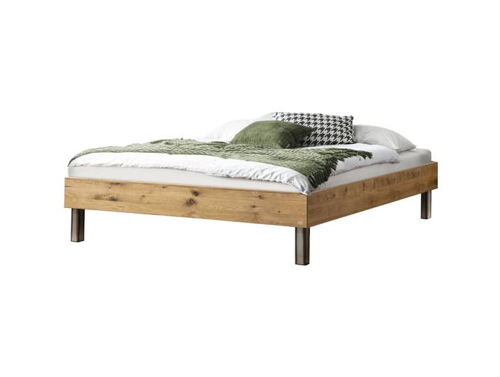 Hasena Bett Sassari Wildeiche Nature Massivholz 180 x 200 cm - Bett