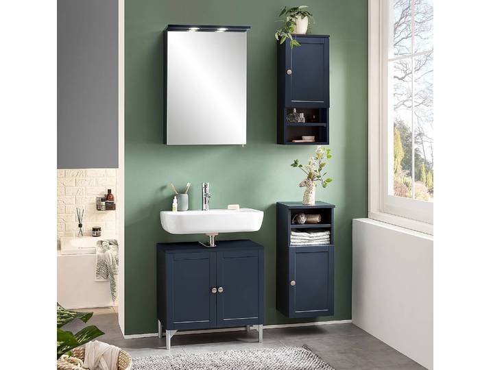 Meuble bas Jesper 30 x 70 x 25cm Bleu/Bleu nuit