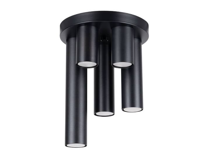 Plafonnier Acier Noir GU10 5 Lagos