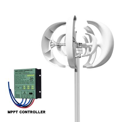 5000W Vertical Wind Turbine Generator 12V 24V Small Windmill For Home, Farm & Off Grid Energy With MPPT Controller 24v with Controller 5000w