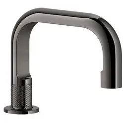 Gessi Inciso- Waschtisch-Stand-Auslauf Höhe 145 mm, 58091706, Farbe: Metall Schwarz PVD