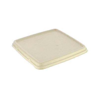 MONOUSO - Deckel aus Zuckerrohr für Behälter 23x23cm (75 Stück)