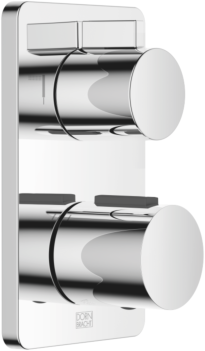 Dornbracht Fertigmontageset LULU xStream 364267100 Unterputz-Thermostat, 2 Verbraucher, chrom