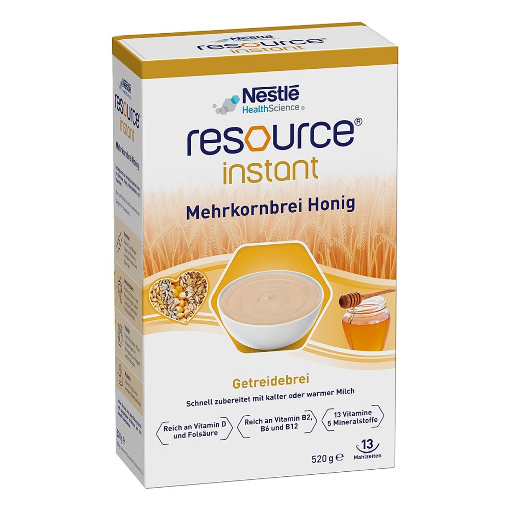 Nestle Health Science (Deutschland) GmbH Resource instant Mehrkornbrei Honig Pulver 19480623