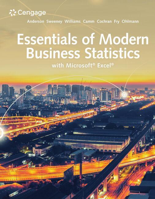 Anderson, D: Essentials of Modern Business Statistics with M