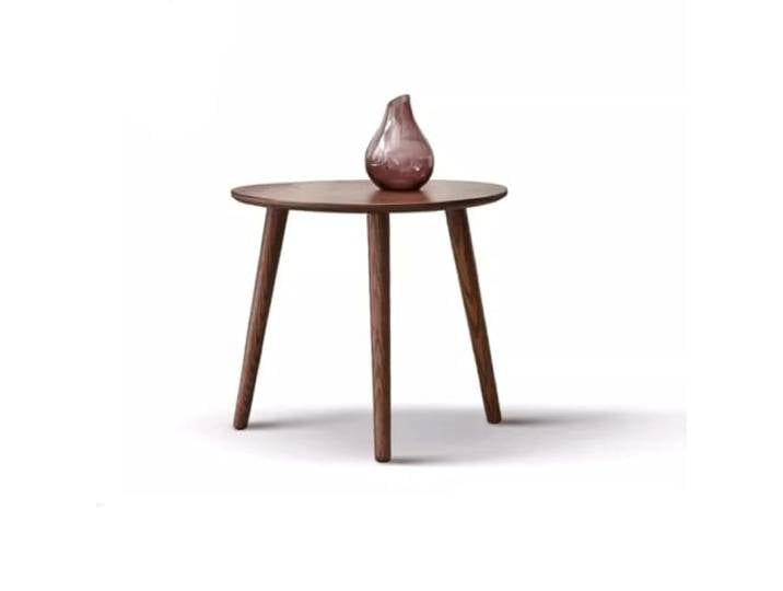 YCCHAH Sofatisch Kleiner Couchtisch aus Massivholz, moderner einfacher runder Tisch, Wohnzimmer-Ecktisch, nordischer Beistelltisch, Sofa-Beistelltisch Wohnzimmer-Beistelltisch