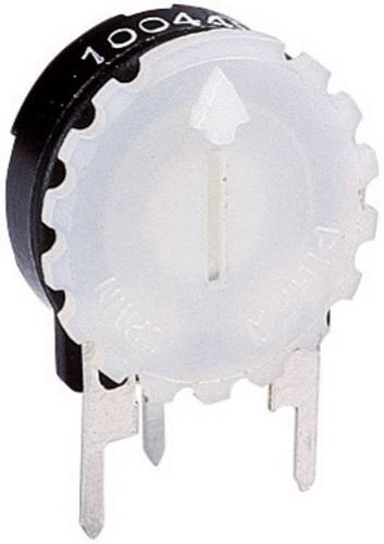 Piher 5371 WS 5371 WS Rändelknopf Weiß