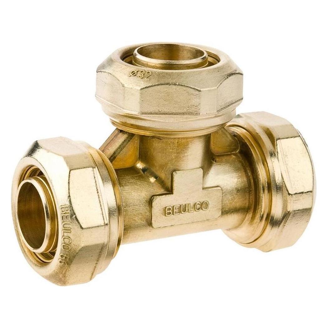 Beulco PE-T-Stück 6618 20x1,9/2mm, MS, Stützr. f., f TW (T-Verbindung) (109630)