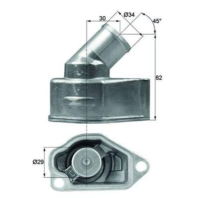 MAHLE Thermostat, Kühlmittel TI 9 87 für Opel DAEWOO