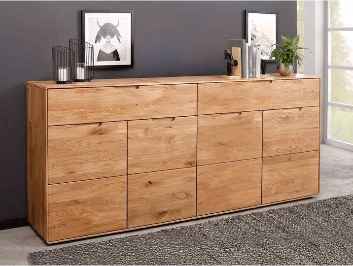 Sideboard 200x91cm 'Kent' Wildeiche massiv