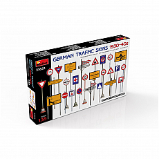 MiniArt - German Traffic Signs 1930-40s - 1:35 311199