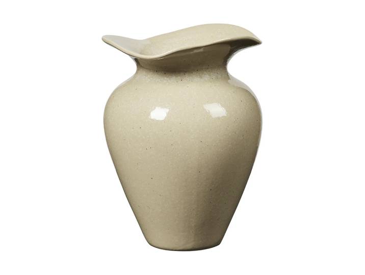 Broste Copenhagen Vase Florentina S 22,5 Beige