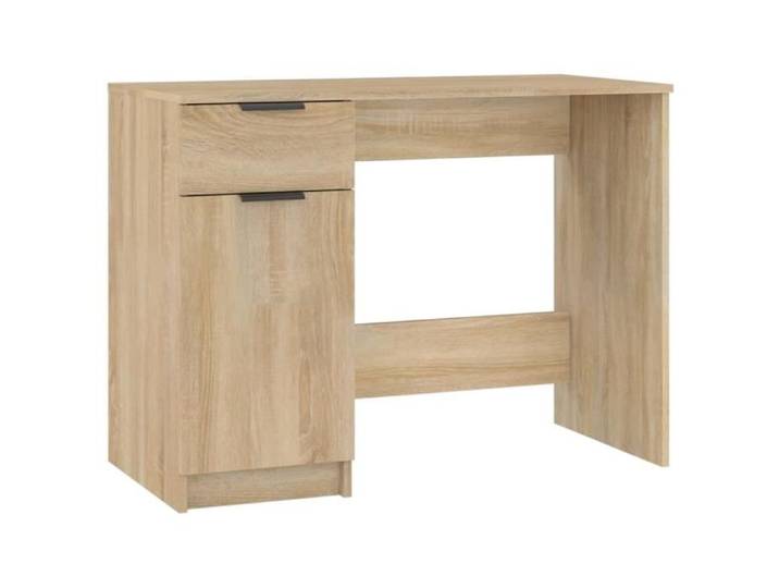 Bureau - DUOKON - Chêne sonoma - 100x50x75 cm - 1 tiroir - Bois d'ingénierie