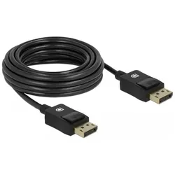 Delock DisplayPort — DisplayPort (2 m), Videokabel, Schwarz