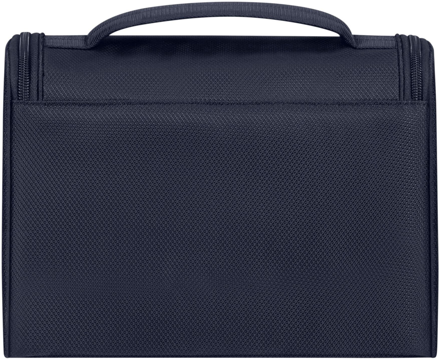 Kulturbeutel SAMSONITE "VAYCAY", Damen, Gr. B/H/T: 26,5cm x 18,5cm x 11,5cm, blau (dunkelblau), PET, unifarben, Taschen Kulturbeutel, Kosmetiktasche Reisekosmetiktasche Beauty-Bag mit Tragegriff dunkelblau B/H/T: 26,5cm x 18,5cm x 11,5cm